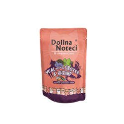 DOLINA NOTECI SUPERFOOD CIELĘCINA Z HOMAREM I KREWETKAMI SASZETKA 85G
